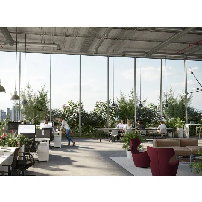 Circular curtain wall TENTAL 50