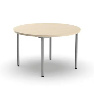 Image for Student table silent HPL, Ø 120 cm