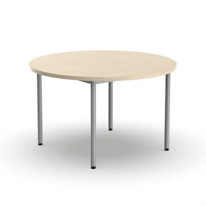 Student table silent HPL, Ø 120 cm