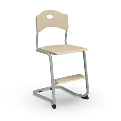 Immagine per Chair Nike with slade base, and small seat, SH 50 cm