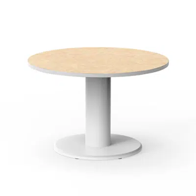 Table Marcus, Ø 110 cm, white图像