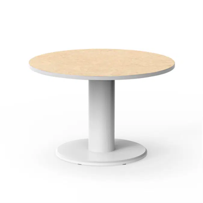 Table Marcus, Ø 110 cm, white