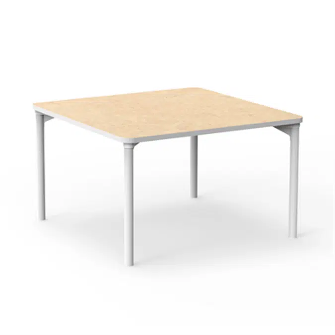 Table Marcus, 120 x 120 cm, white