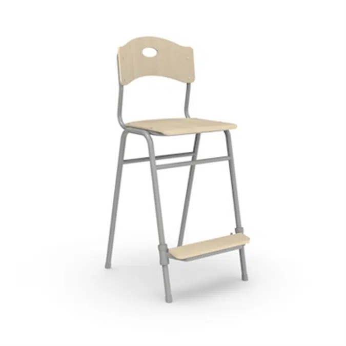 Chair Nike with 4 leg, and small seat, SH 65