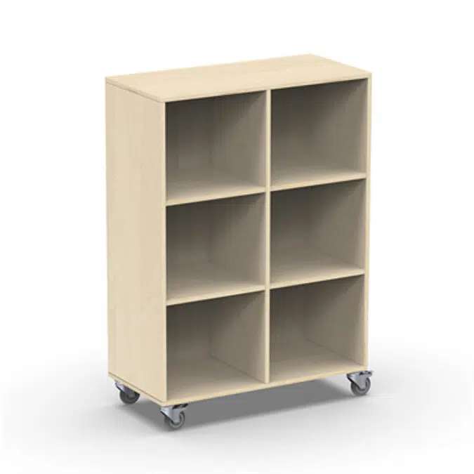 Cabinet Max with back and boxes, 80 x 113 cm