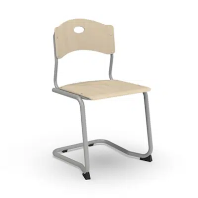 Obrázek pro Chair Nike with slade base, and big seat, SH 45 cm