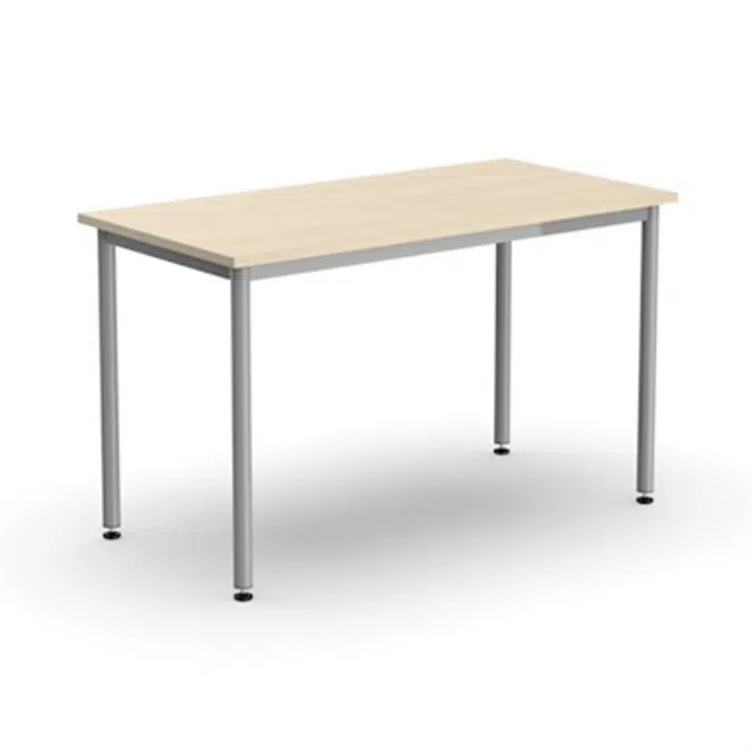 BIM objects - Free download! Student table HPL, 120 x 60 cm | BIMobject