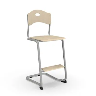 Obrázek pro Chair Nike with slade base, and small seat, SH 60 cm
