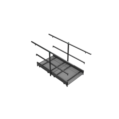Image for Walkway and stepover Platform 2mtr straigth with railing  | YETI rooftop walkway and stepover