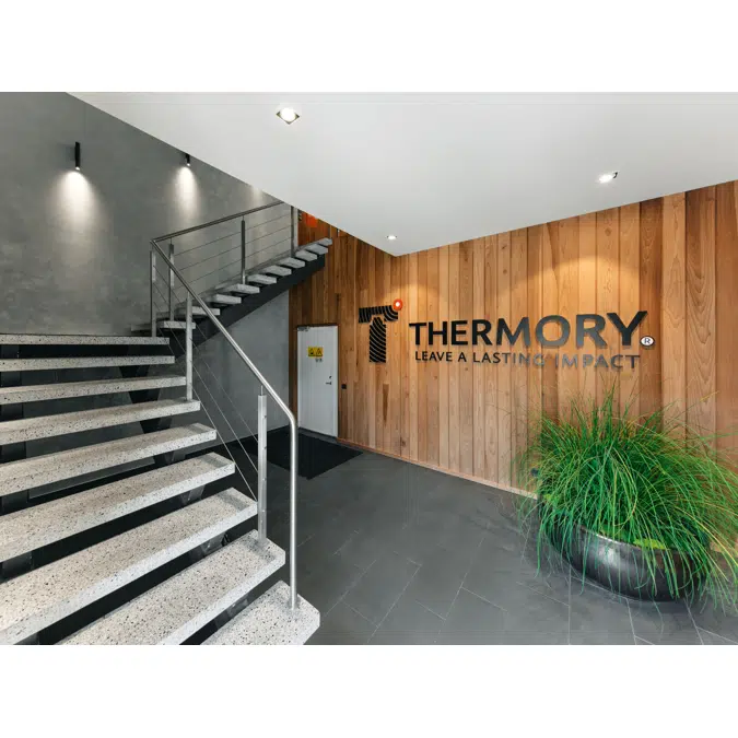 Interior or Sauna - Thermo-Magnolia STS10 Wall Paneling