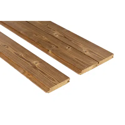 画像 Interior or Sauna - Thermo-Spruce STS4 Wall Paneling