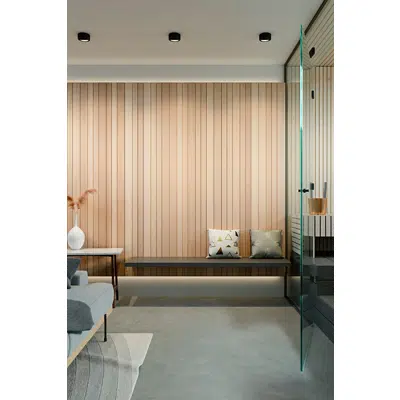 Image pour Interior or Sauna - Alder STS4 Wall Paneling