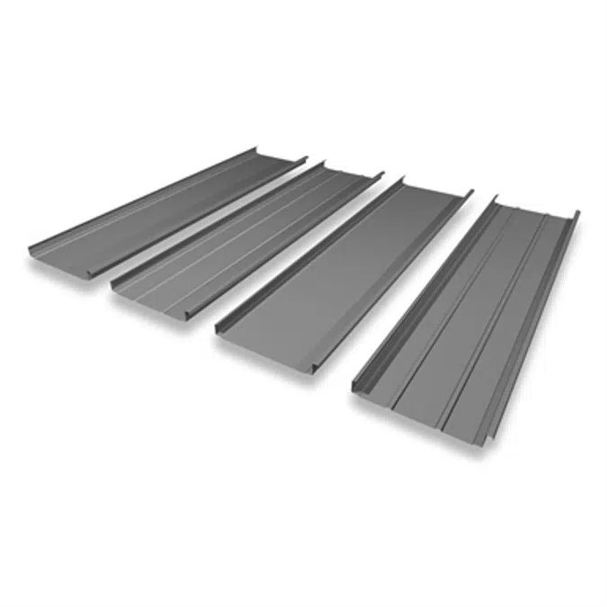 Eurodesign®51/345 Standing seam steel profile for wall cladding