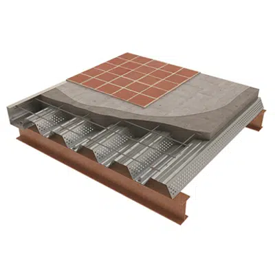 bilde for Korona®60 Profiled steel floor decking for composite floor slabs