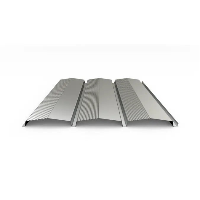 Creta micro-ribbed B® Architectural metal profile for wall cladding