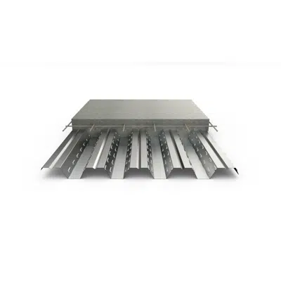 imagem para Haircol®59 Profiled steel floor decking for composite floor slabs