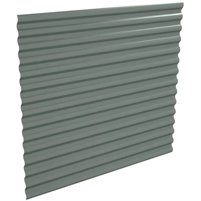 Minionda® Architectural self-supporting steel profile for wall cladding