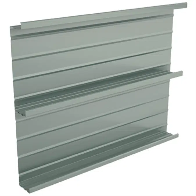 Eurohabitat®150 Self-supporting steel tray  for wall cladding
