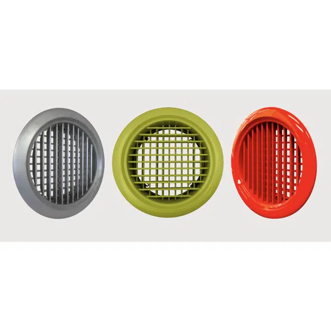 Model RHV Aluminum Round Grille Diffuser