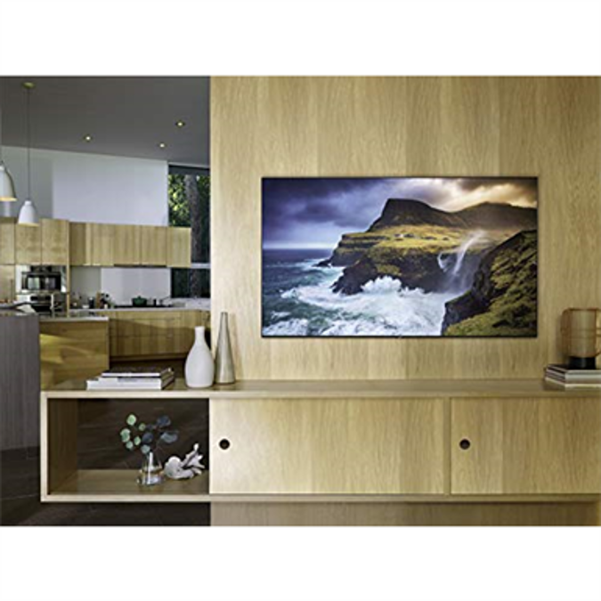 BIM objects Free download! Samsung QN65Q70RAFXZA Flat 65Inch QLED 4K