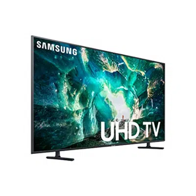 afbeelding voor Samsung UN75RU8000FXZA Flat 75-Inch 4K 8 Series Ultra HD Smart TV with HDR and Alexa Compatibility (2019 Model)