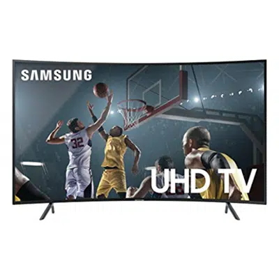 Samsung UN65RU7300FXZA Curved 65-Inch 4K UHD 7 Series Ultra HD Smart TV with HDR and Alexa Compatibility (2019 Model) 이미지