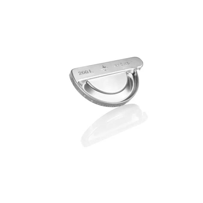 Plug-in gutter end cap half round left