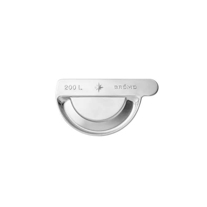 Plug-in gutter end cap half round left