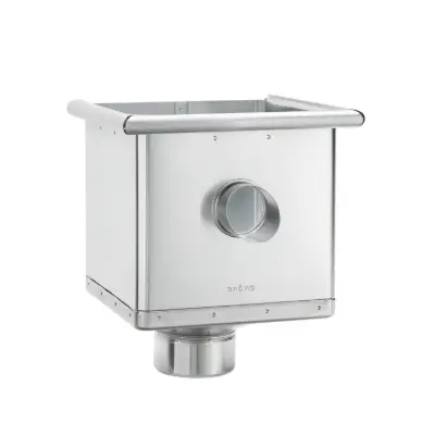 Image for Hopper, cubic eccentric with overflow pipe