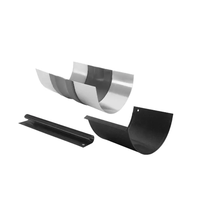 GRÖMO ALUSTAR Gutter expander - with cover - half round