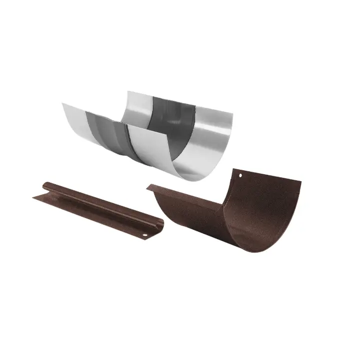 GRÖMO ALUSTAR Gutter expander - with cover - half round