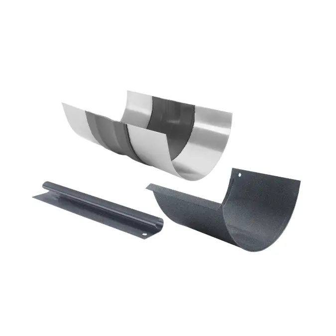GRÖMO ALUSTAR Gutter expander - with cover - half round