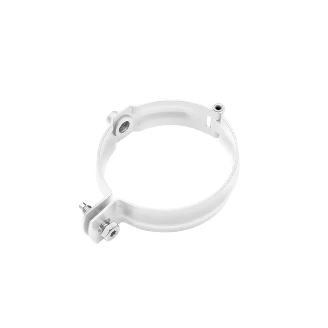 Downpipe clamp with threaded nut M10 / M8