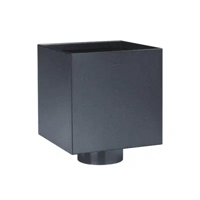Image for GRÖMO ALUSTAR Flat roof hopper, cubic, without inflow