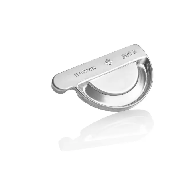 Plug-in gutter end cap half round right
