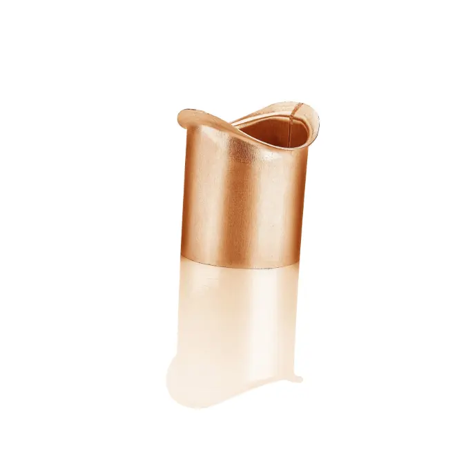 Soldering outlet - half round gutter