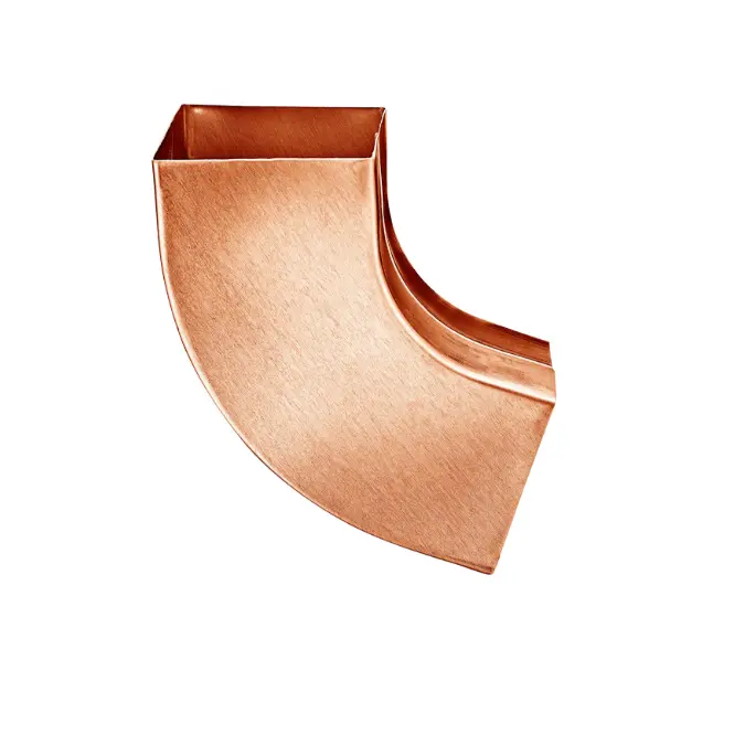 Square pipe elbow 72°