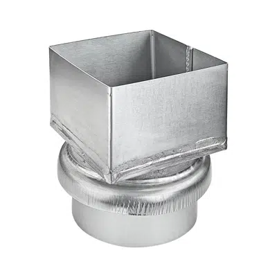 Image for Downpipe to standpipe adapter box shape to round