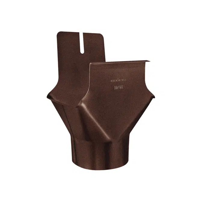GRÖMO ALUSTAR Hook-in connector – box gutter – round pipe