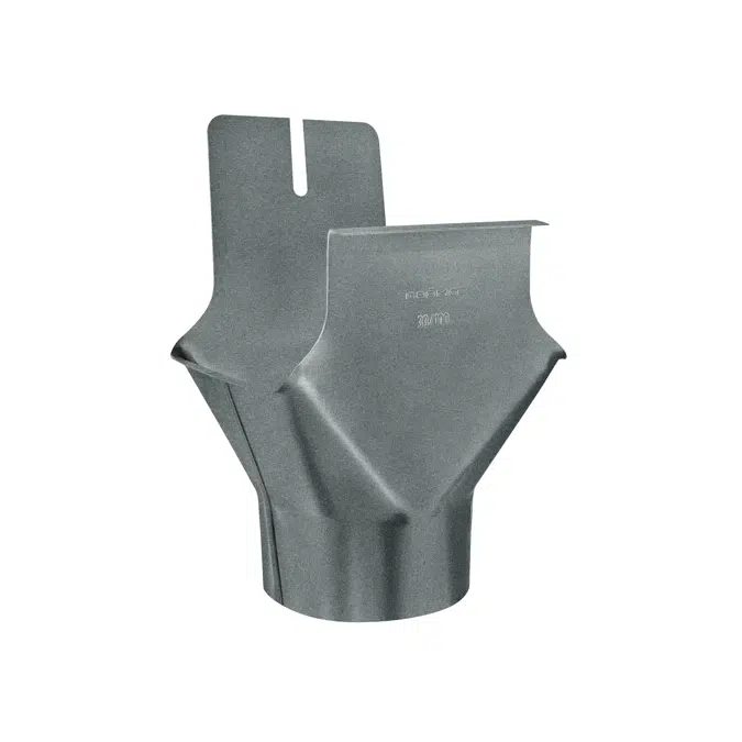 GRÖMO ALUSTAR Hook-in connector – box gutter – round pipe
