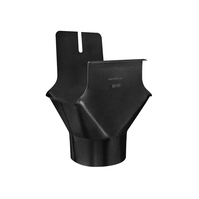 GRÖMO ALUSTAR Hook-in connector – box gutter – round pipe