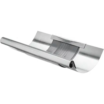 Image for Gutter expander - with cover - half round