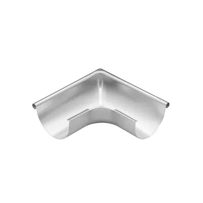 Image for Gutter corner exterior corner, 90° half round