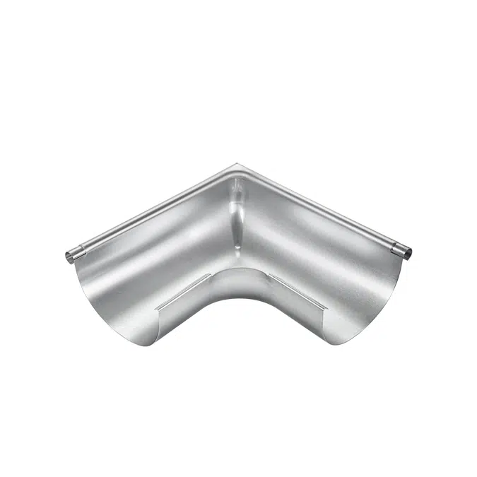 Gutter corner exterior corner, 90° half round