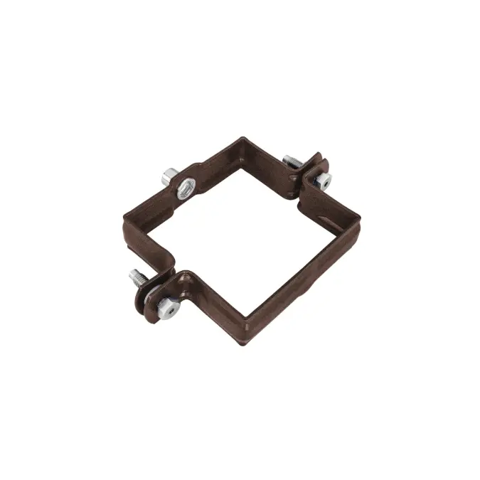 GRÖMO ALUSTAR downpipe bracket, square, with threaded nut M10