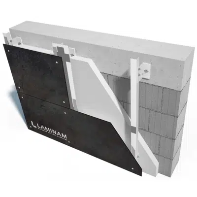 Ventilated façade/ Rivet fixing system图像