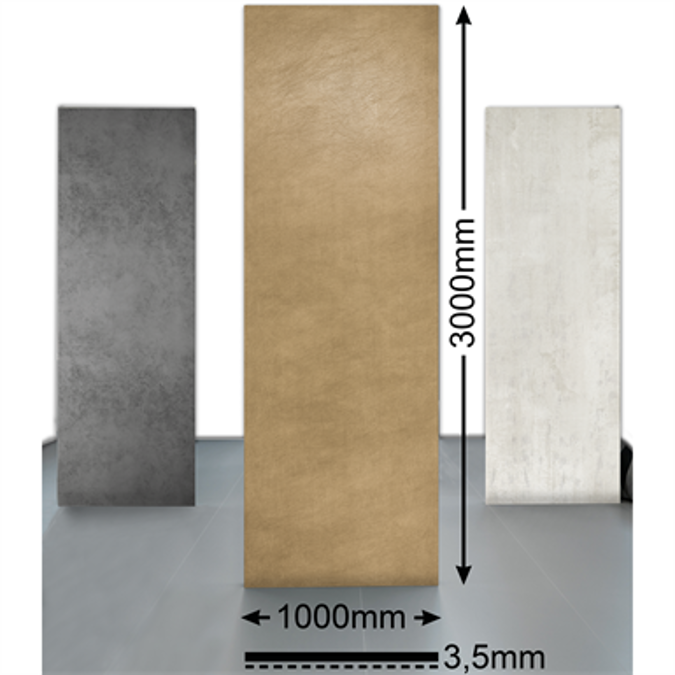 BIM objects Free download! Ceramic Slab/ 1000x3000mm_ Laminam3