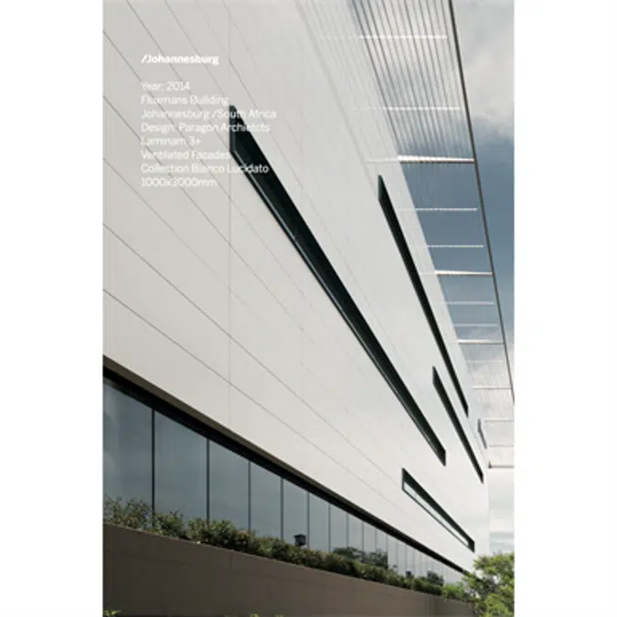 ADHESIVE/ INVISIBLE FIXING Ventilated facade By Laminam