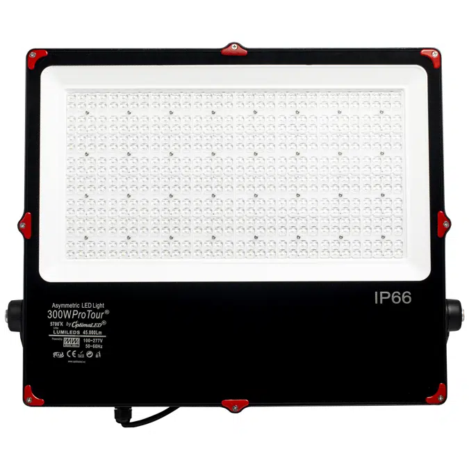 Foco Proyector LED OptimaLED ProTour Asimétrico 150w 200w 300w padel tenis