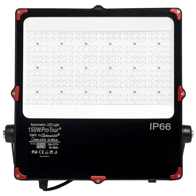 Foco Proyector LED OptimaLED ProTour Asimétrico 150w 200w 300w padel tenis